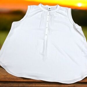 Remade | Off White Sleeveless Top